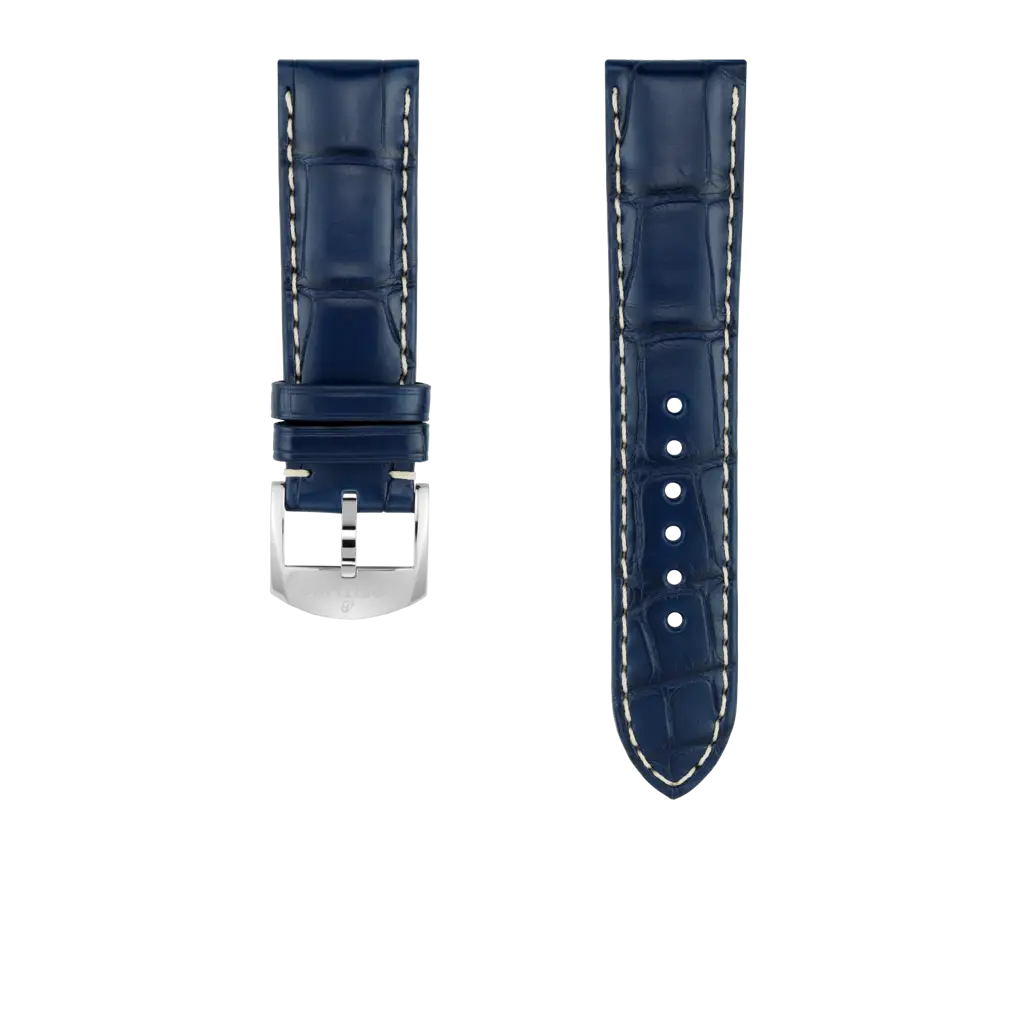 Blue Alligator Leather Strap - 20 1015P | Breitling