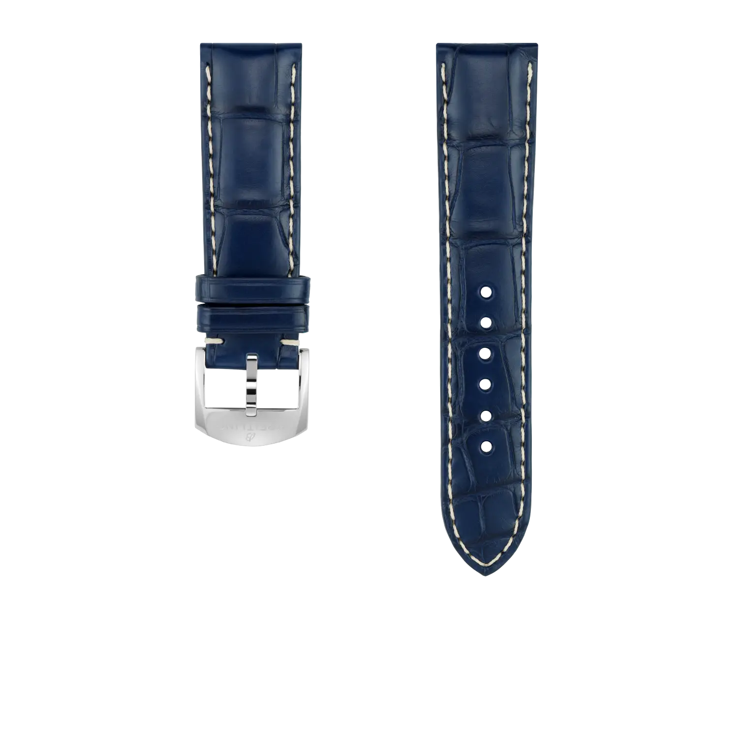 Blue Alligator Leather Strap - 20 1015P | Breitling