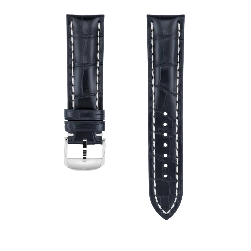 Blue Alligator Leather Strap - 22 1029P | Breitling