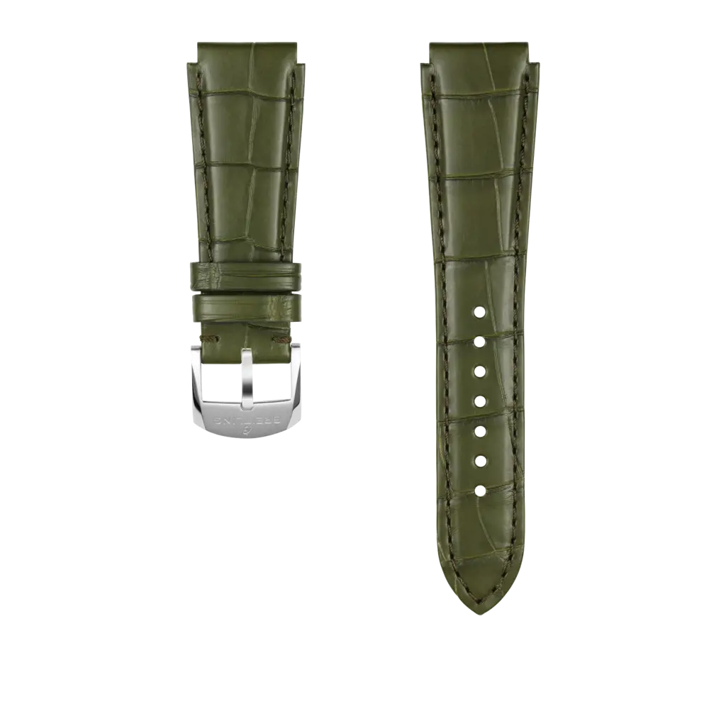Green Alligator Leather Strap - 20 1066P | Breitling