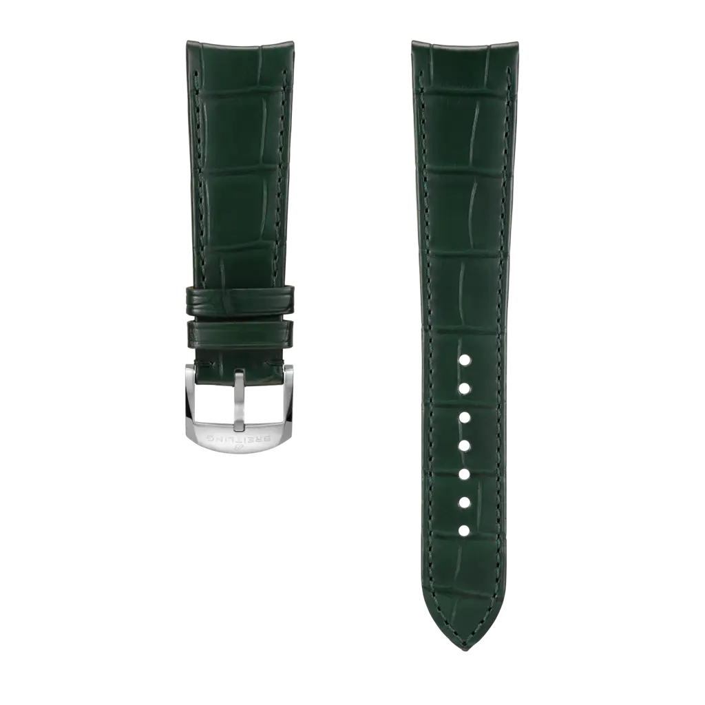 Green Alligator Leather Strap - 22 1085P | Breitling