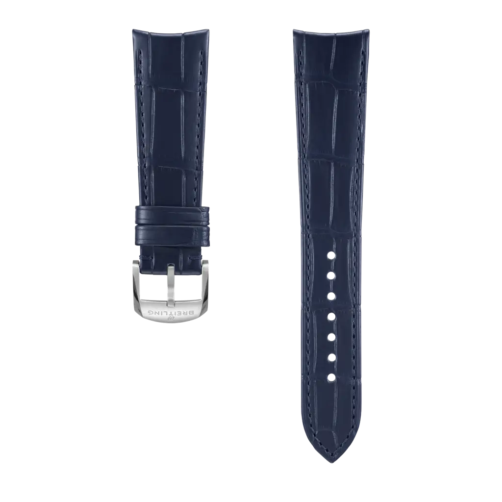 Blue Alligator Leather Strap - 22 1086P | Breitling