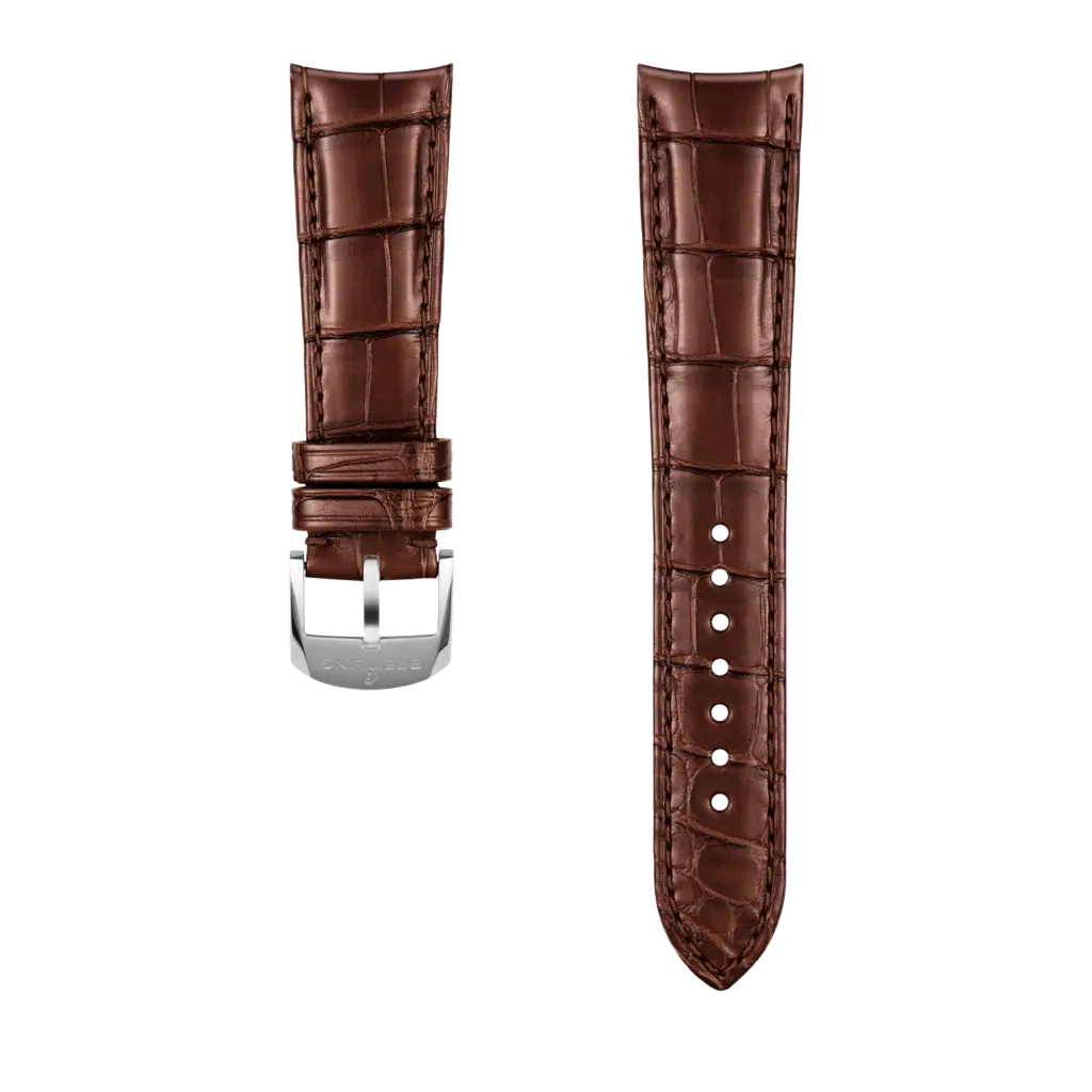 Brown Alligator Leather Strap - 22 1088P | Breitling