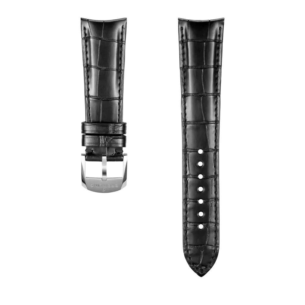 Black Alligator Leather Strap - 22 1090P | Breitling