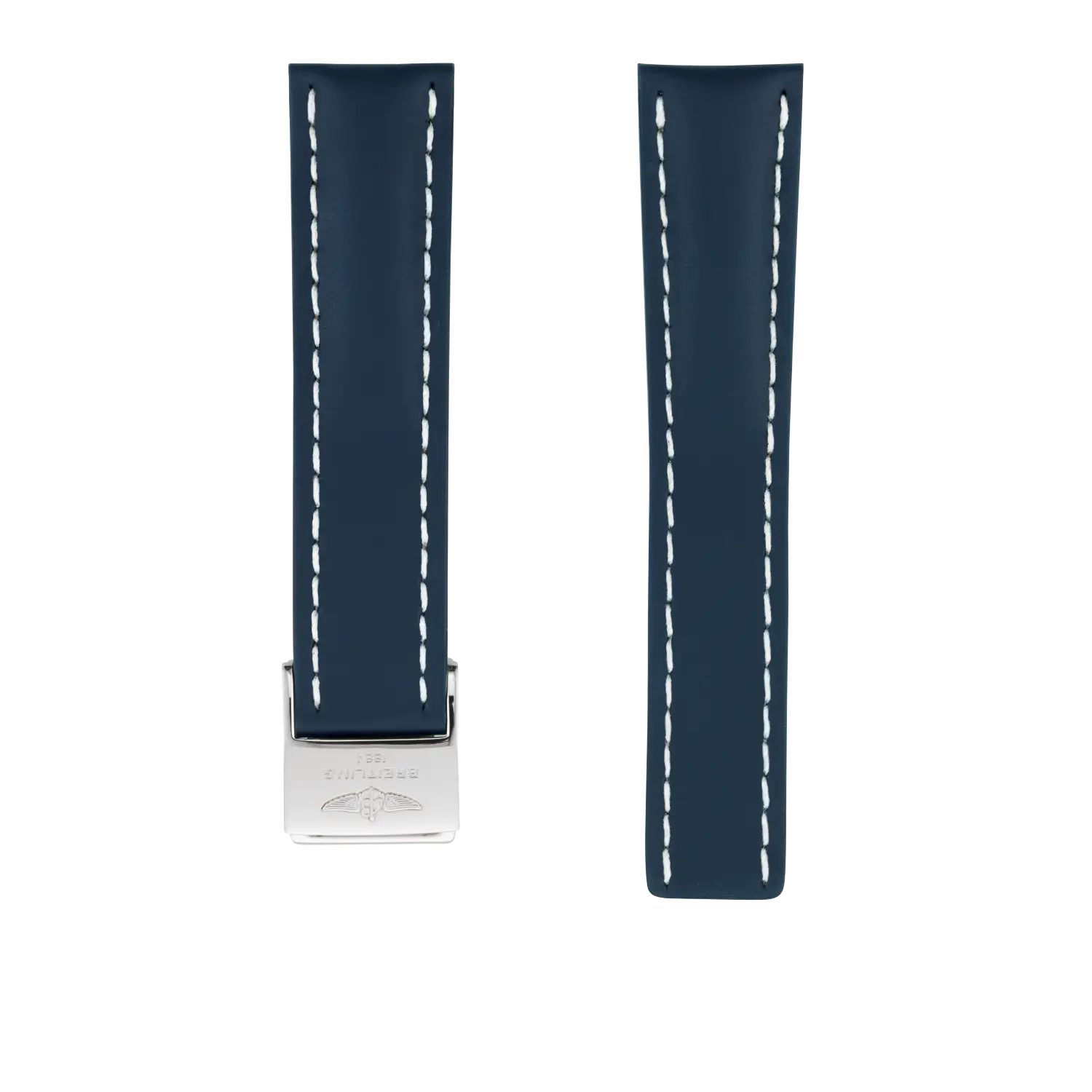 Blue Calfskin Leather Strap - 22 112X | Breitling