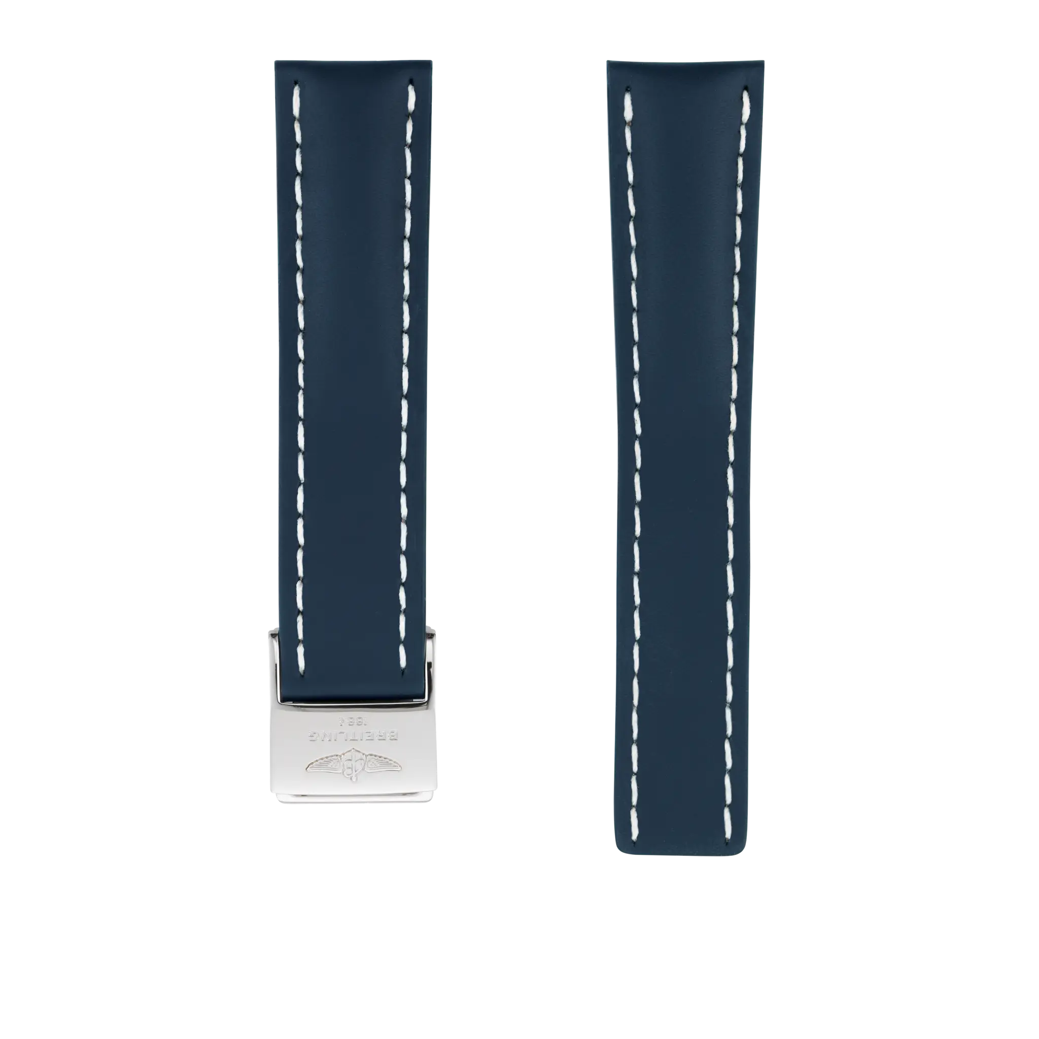 専用です^_^です。BREITLING 純正　レザーベルト Blue Calfskin Leather Strap - 22 112XS | Breitling