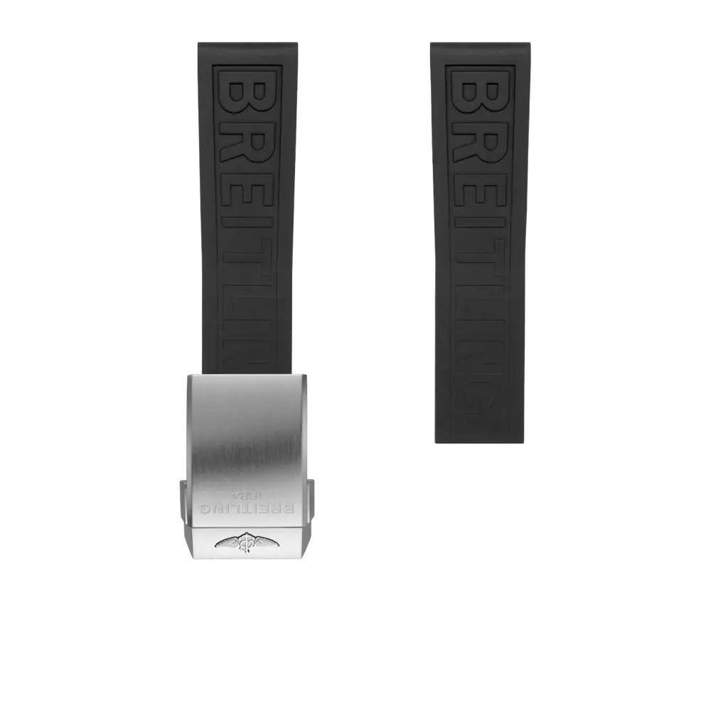 ブラック ダイバープロ ラバーストラップ - 20 151S | Breitling