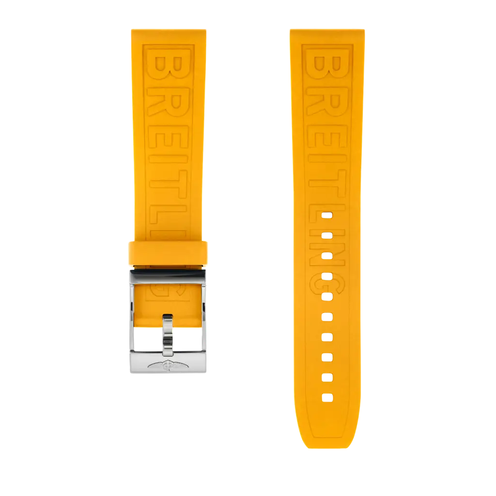 Yellow Diver Pro Rubber Strap - 22 175S | Breitling