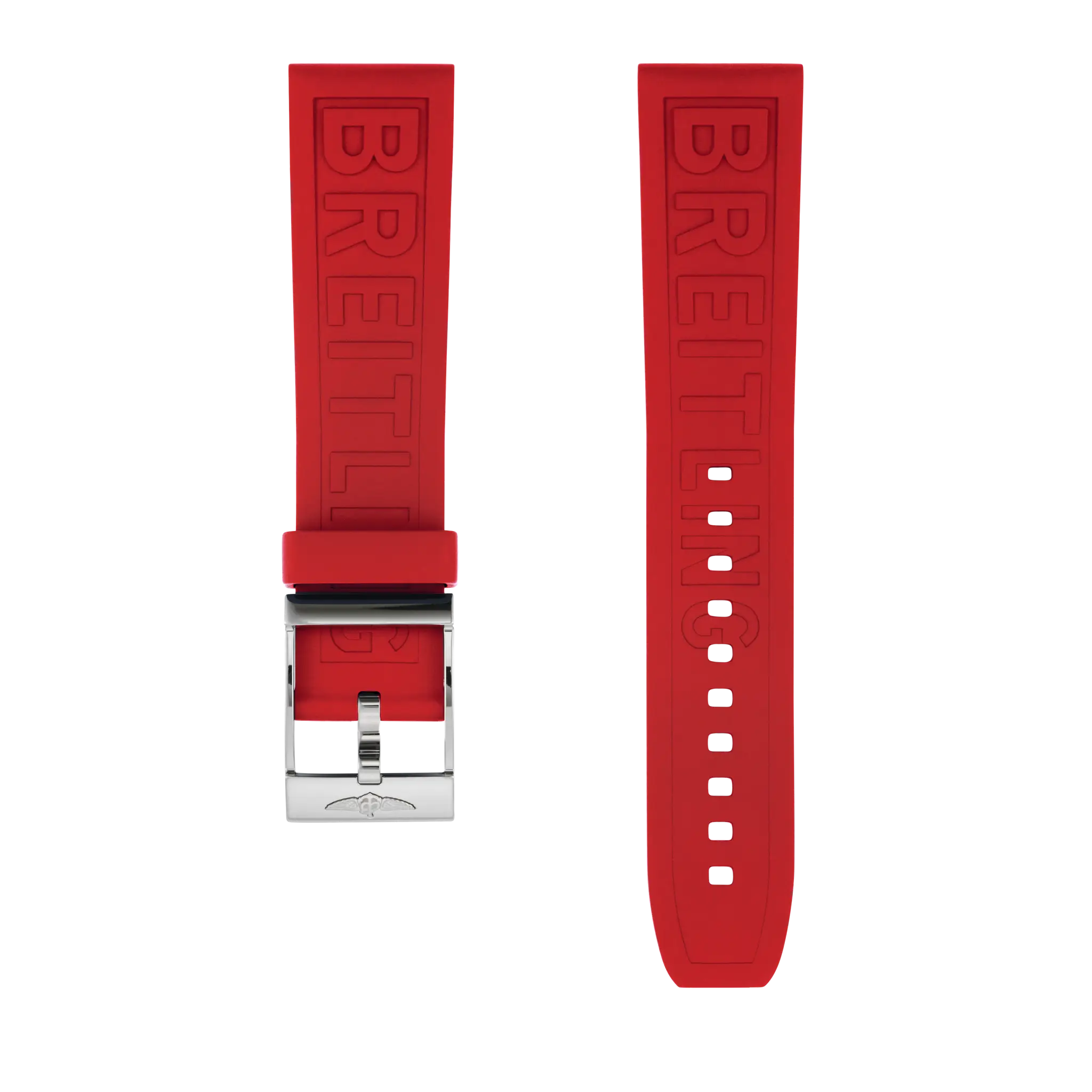Red Diver Pro Rubber Strap - 22 180SS | Breitling