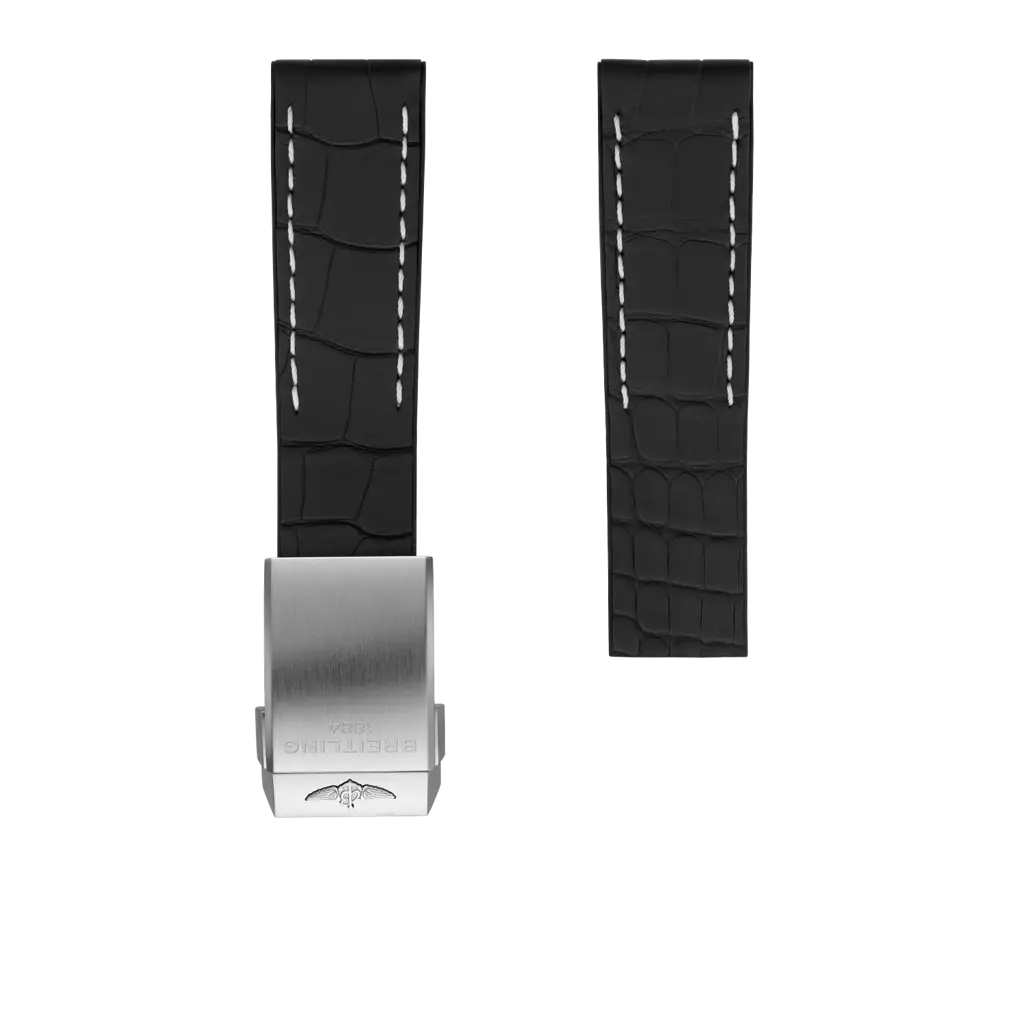 グレー アリゲーター＆ラバーストラップ - 22 296S | Breitling
