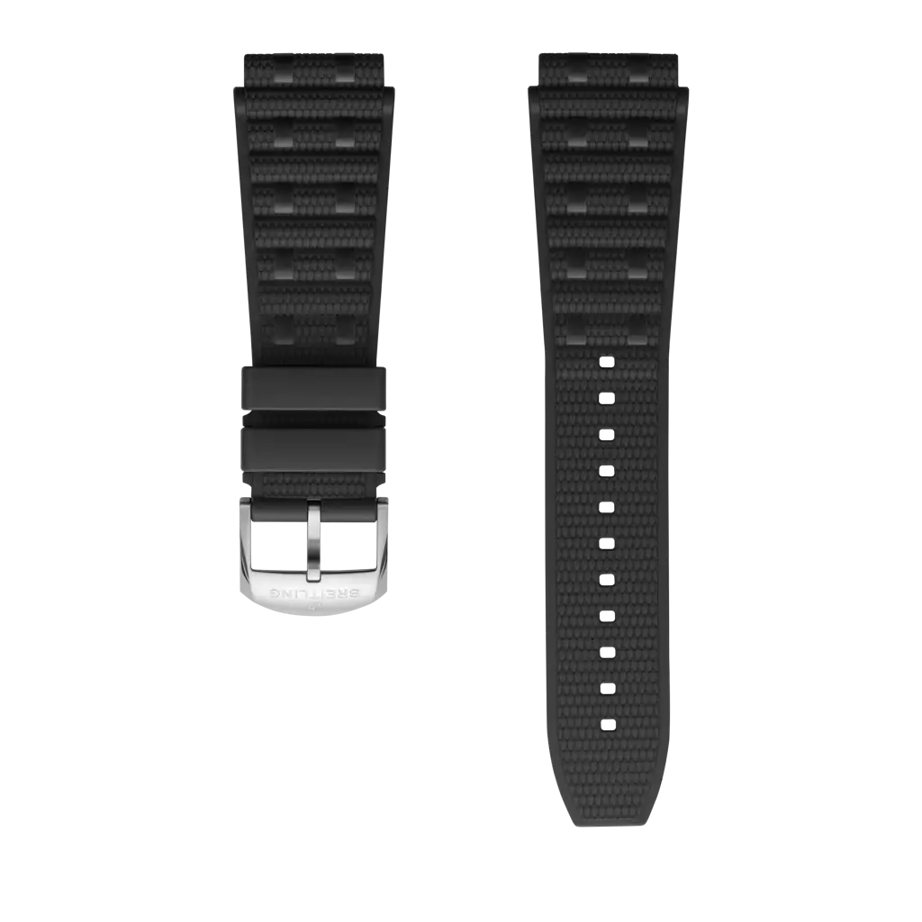 レッドダイバープロラバーストラップ - 22 MM ブラックルーローラバーストラップ - 22 300SS | Breitling