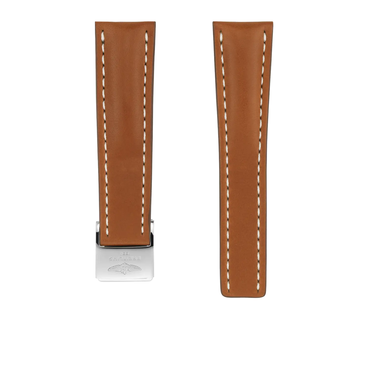 Gold Novo Nappa Calfskin Leather Strap - 24 440X | Breitling
