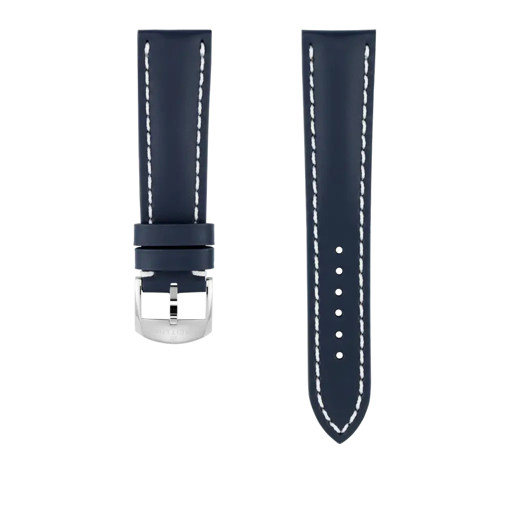 Blue Calfskin Leather Strap - 21 494X | Breitling