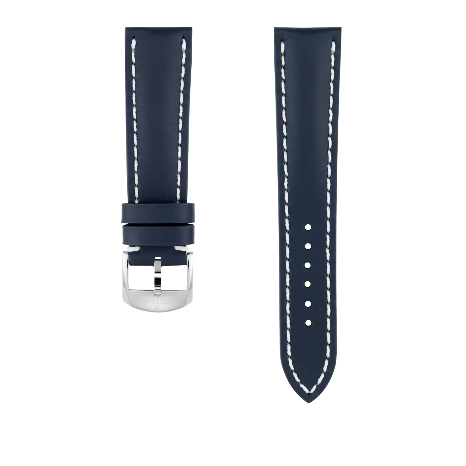 BREITLING ブライトリング レザーベルト ネイビー Blue Calfskin Leather Strap - 21 494X | Breitling