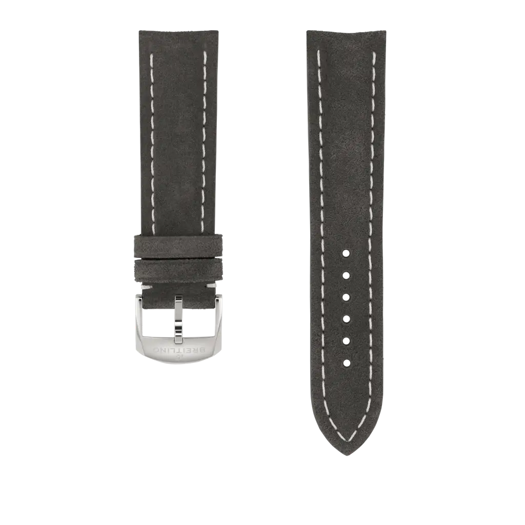 BREITLING レザーベルト ネイビー 22-20 90 Blue Military Calfskin Leather Strap - 22 636X | Breitling