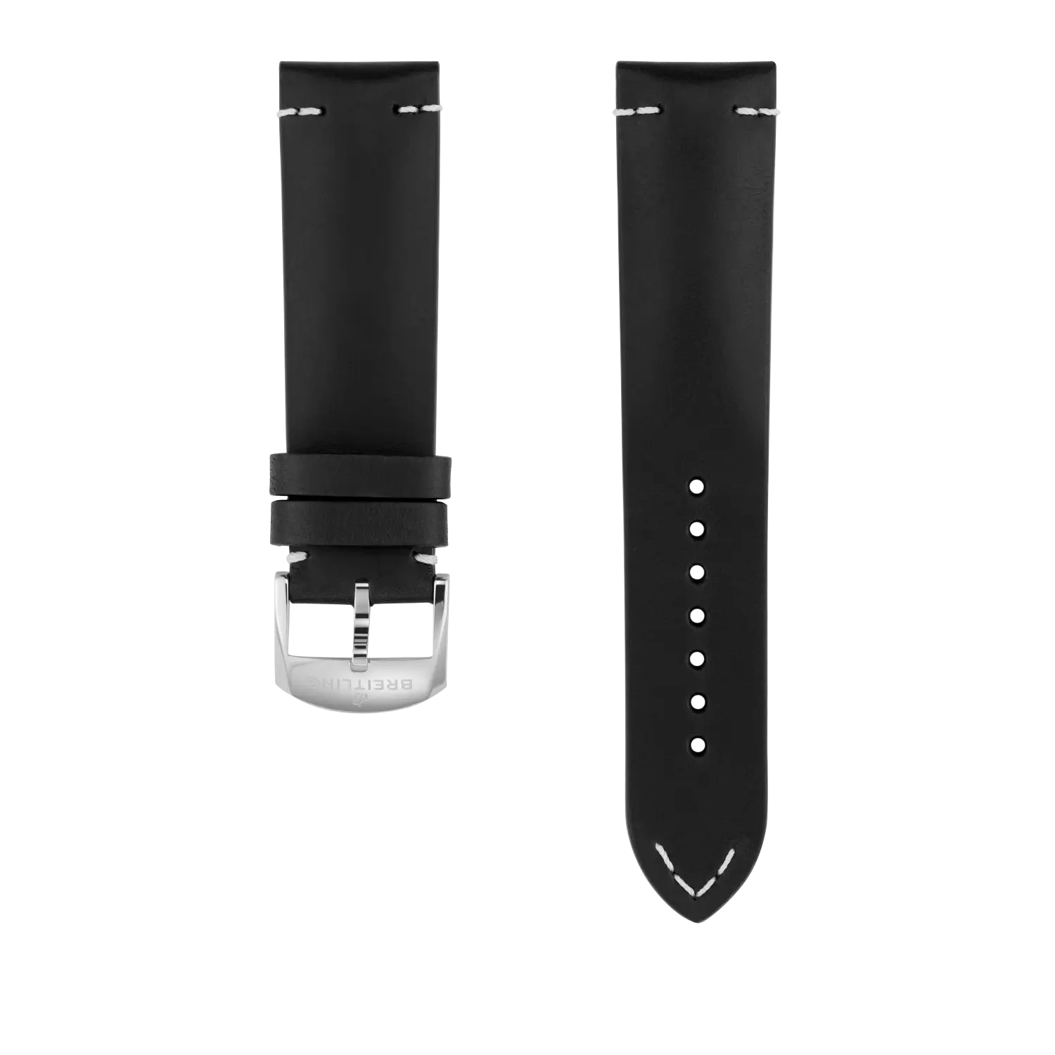 Black Drakkar Calfskin Leather Strap - 22 516X | Breitling