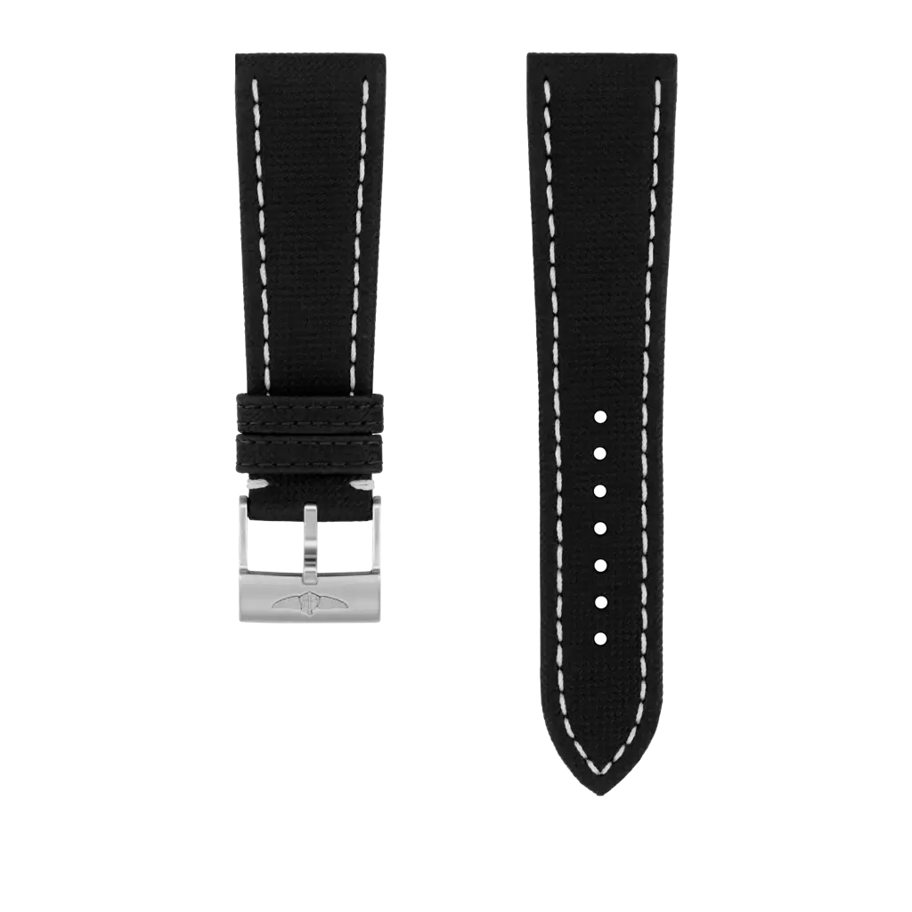 Anthracite Military Calfskin Leather Strap - 24 523X | Breitling