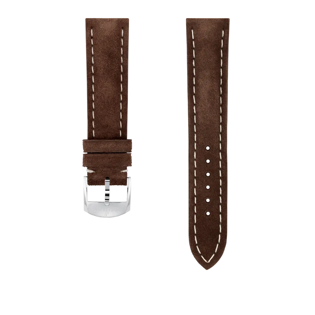 Brown Nubuck Calfskin Leather Strap - 20 526X | Breitling