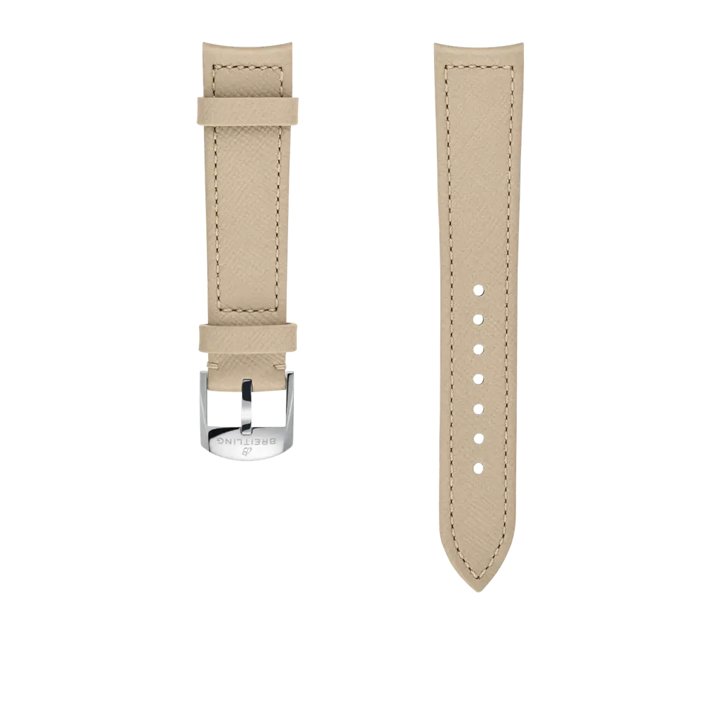 Iced Latte Calfskin Leather Strap - 18 547X | Breitling