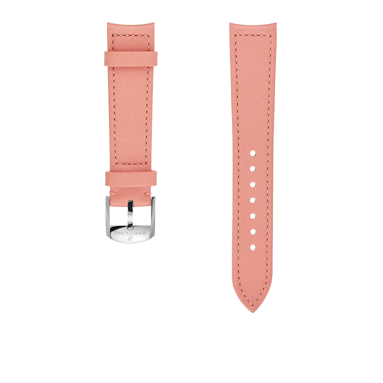 Raspberry Calfskin Leather Strap - 18 559XS | Breitling