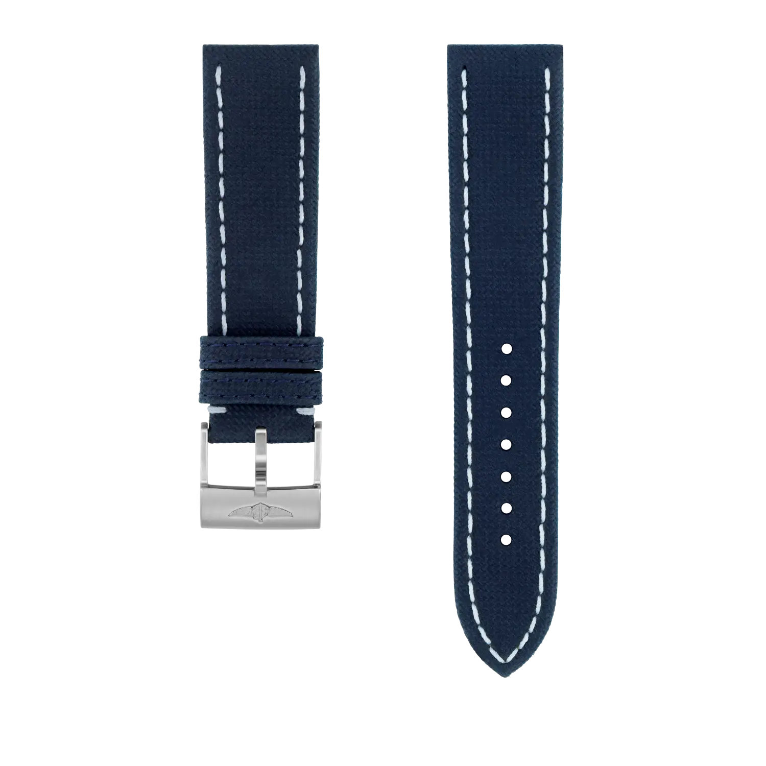 Blue Military Calfskin Leather Strap - 22 636X | Breitling