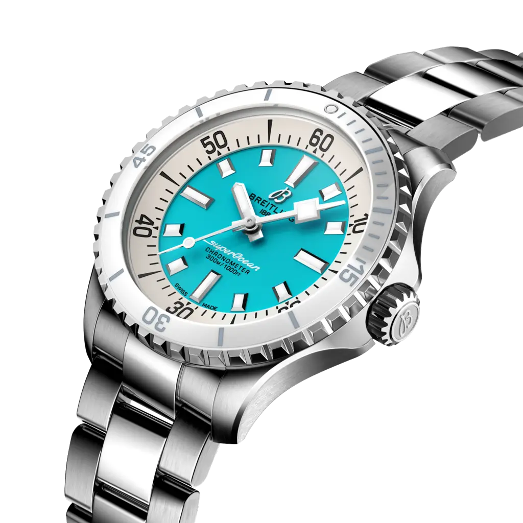 OROLOGIO SVIZZERO MECCANICO Da Uomo Titus Winding Quadrante Blu Da