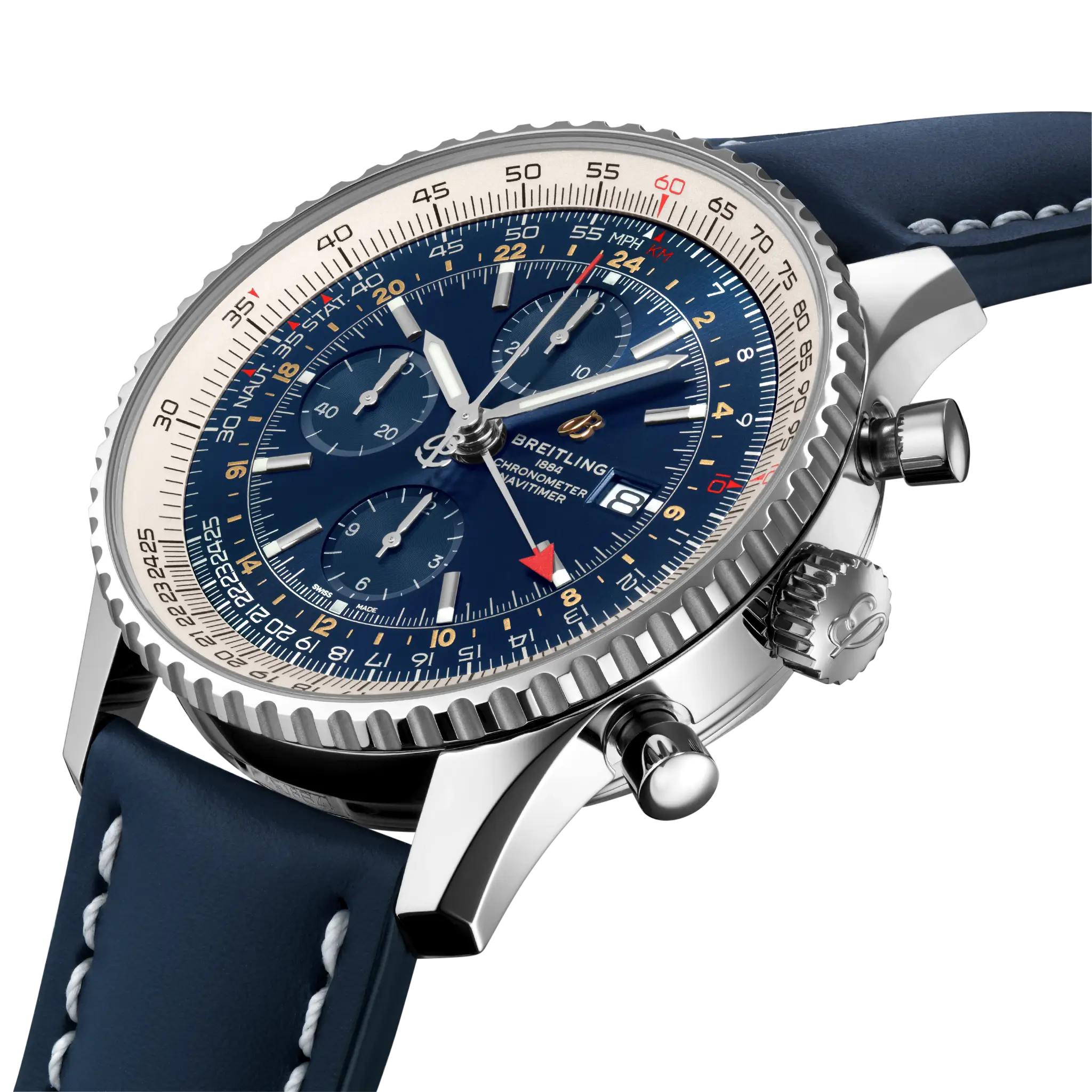Navitimer Chronograph Gmt 46 - A24322121C2X2 | Breitling