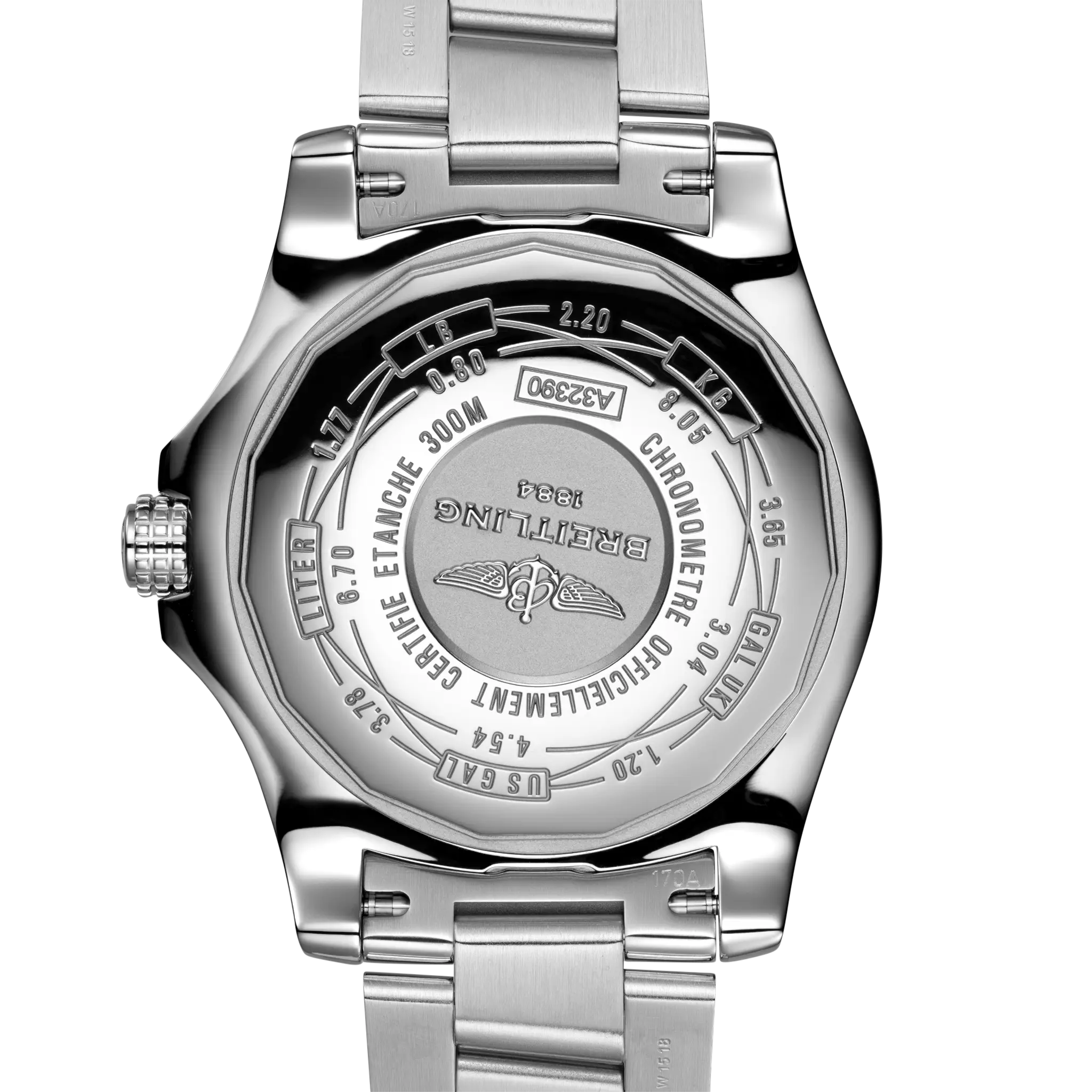 BREITLING AVENGER II A32390 2コマ ブライトリング A32390 アベンジャー2 GMT用 コマ(2コマ)