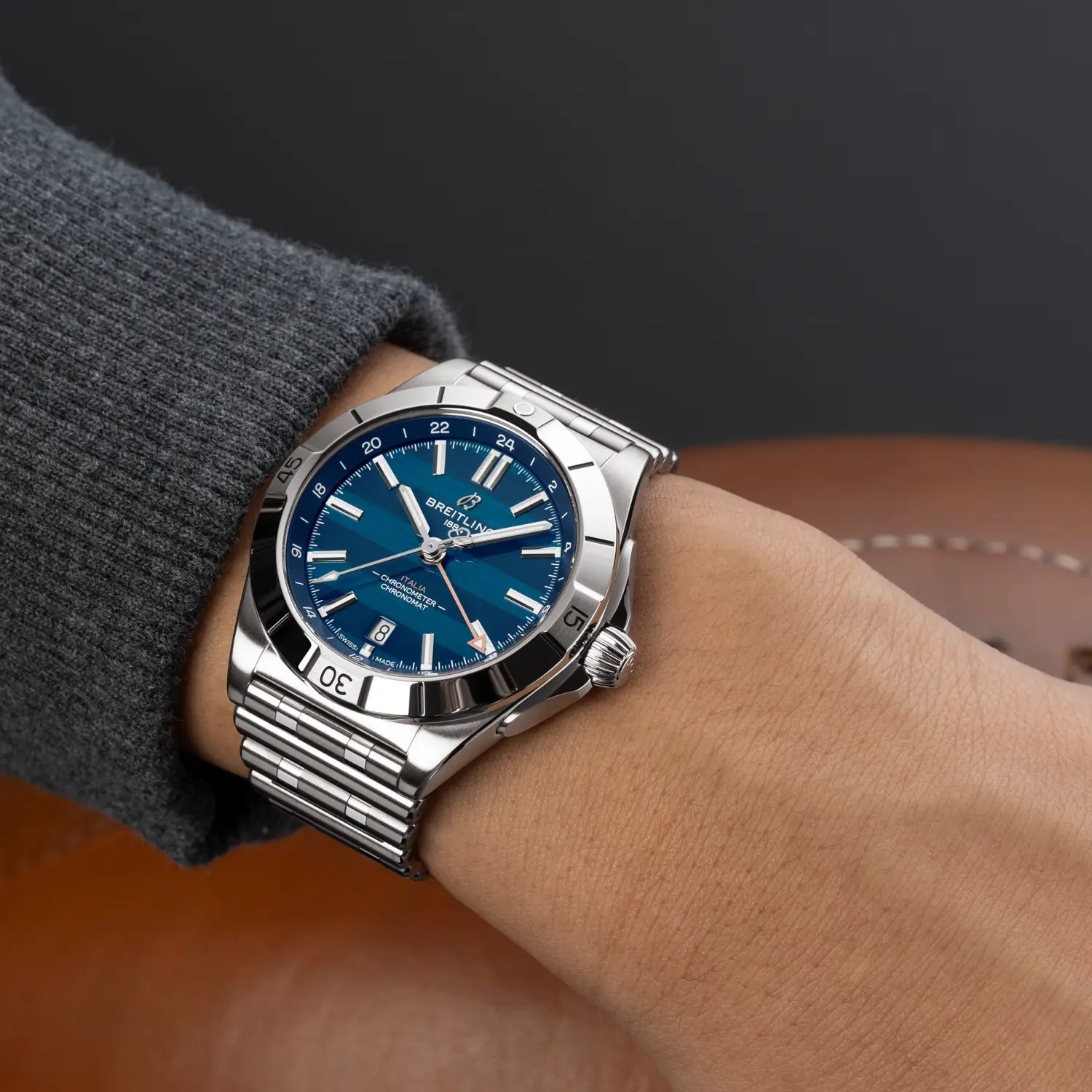 Chronomat Automatic Gmt 40 Six Nations Italy - A323981C1C1A1