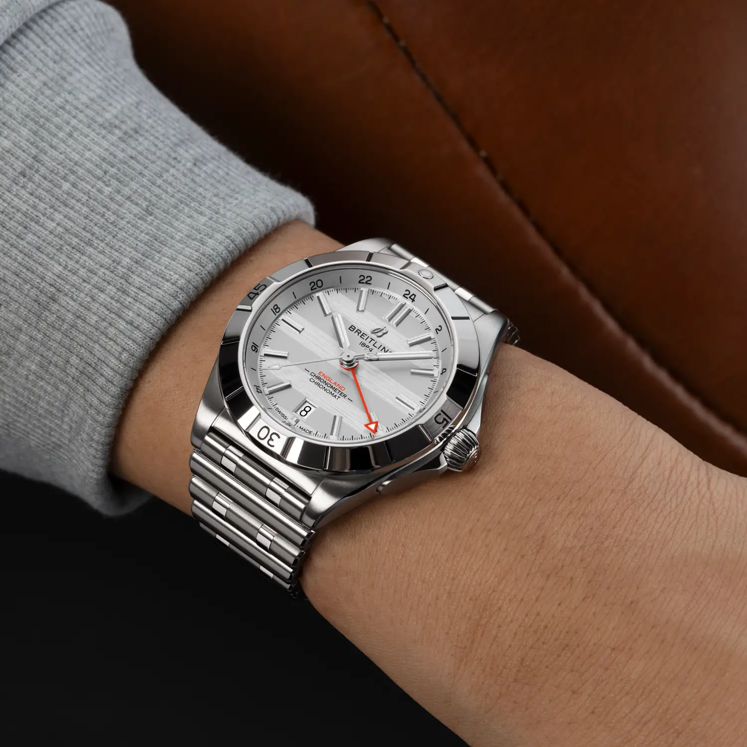 Chronomat Automatic Gmt 40 Six Nations England - A323985B1A1A1