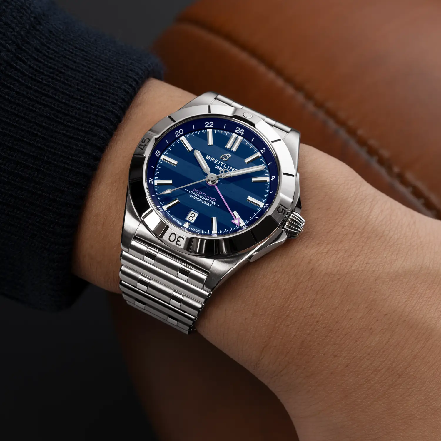 Chronomat Automatic Gmt 40 Six Nations Scotland - A323986B1C1A1