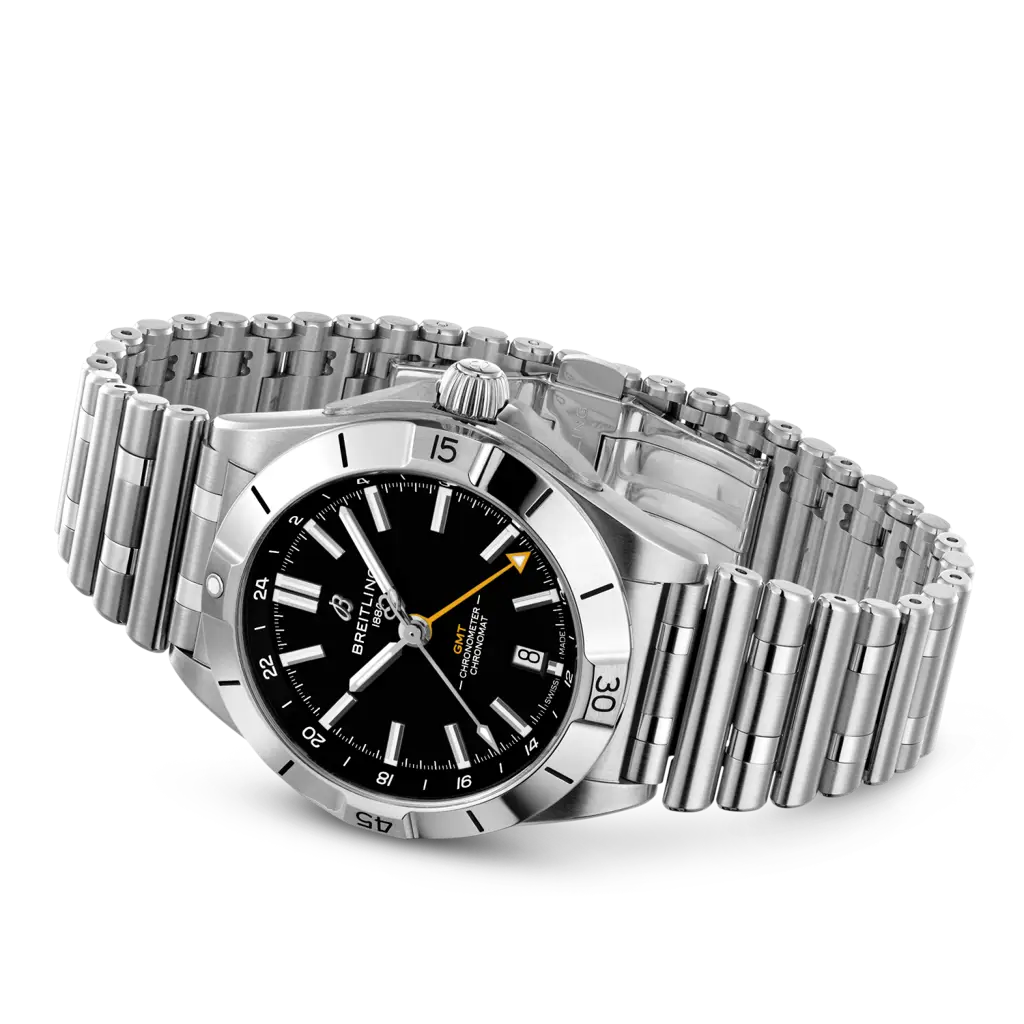 ★いわお★Alpha industries × BREITLING Chronomat Automatic Gmt 40 Nfl Pittsburgh Steelers Edition