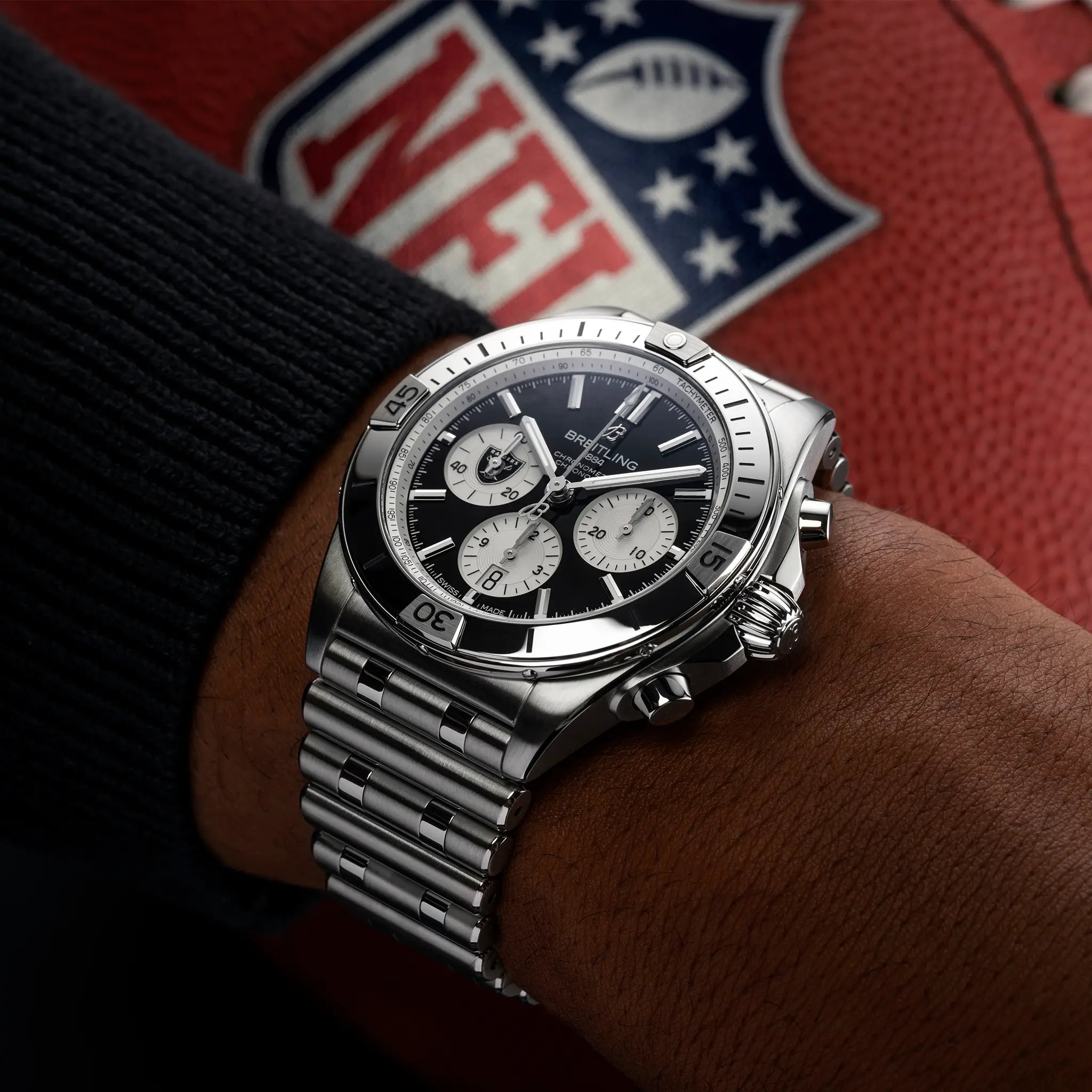 Chronomat B01 42 Nfl Las Vegas Raiders Edition - AB01342B1B1A1 