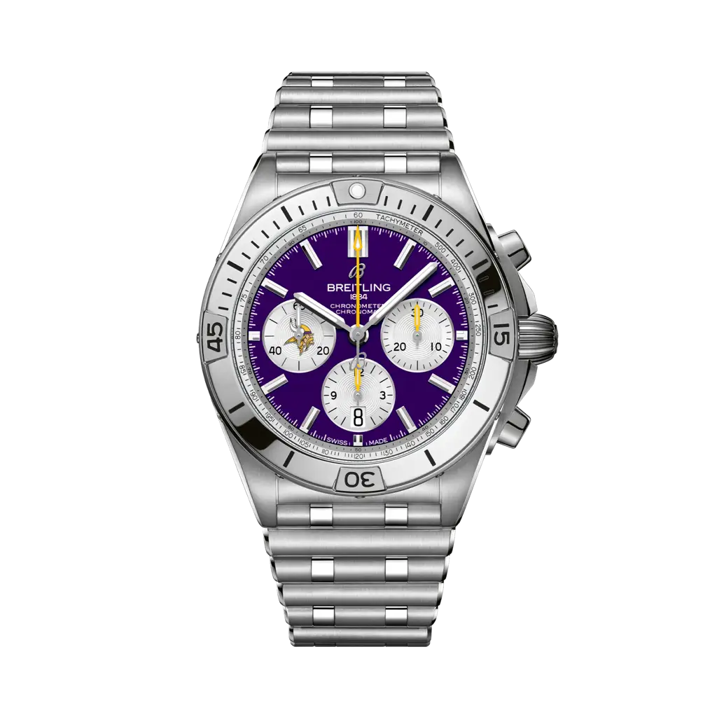 Chronomat B01 42 Nfl Minnesota Vikings Edition AB01342B1K4A1