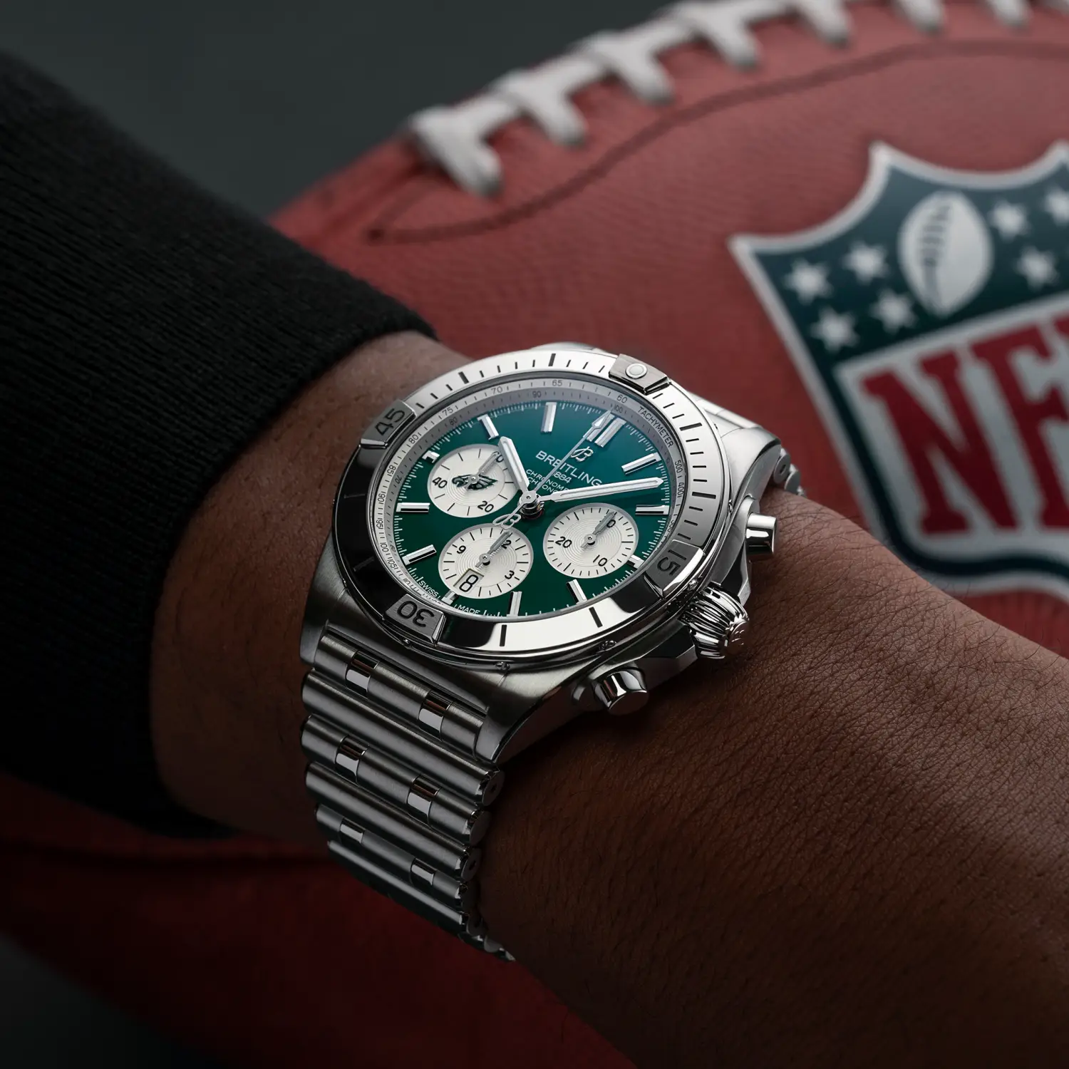 Chronomat B01 42 Nfl Philadelphia Eagles Edition - AB01345B1L4A1