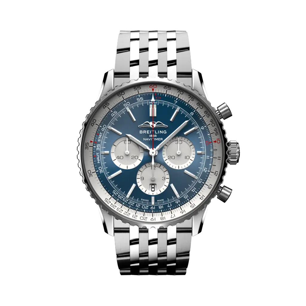 ナビタイマー B01 クロノグラフ 46 - AB0137211C1A1 | Breitling