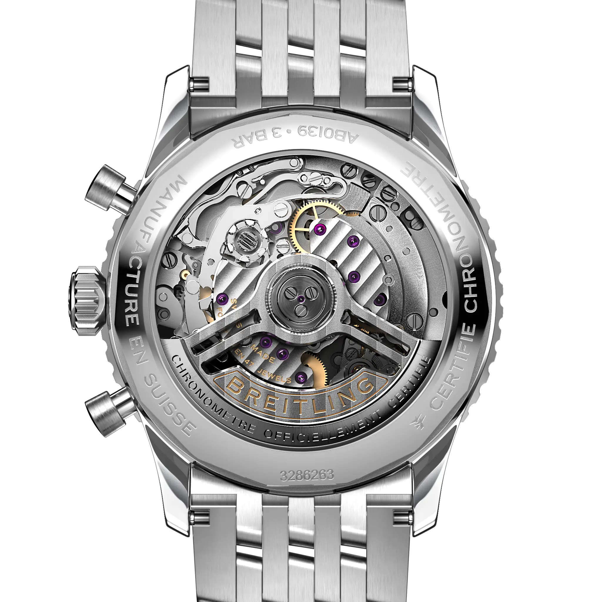 ナビタイマー B01 クロノグラフ 41 - AB0139211L1A1 | Breitling