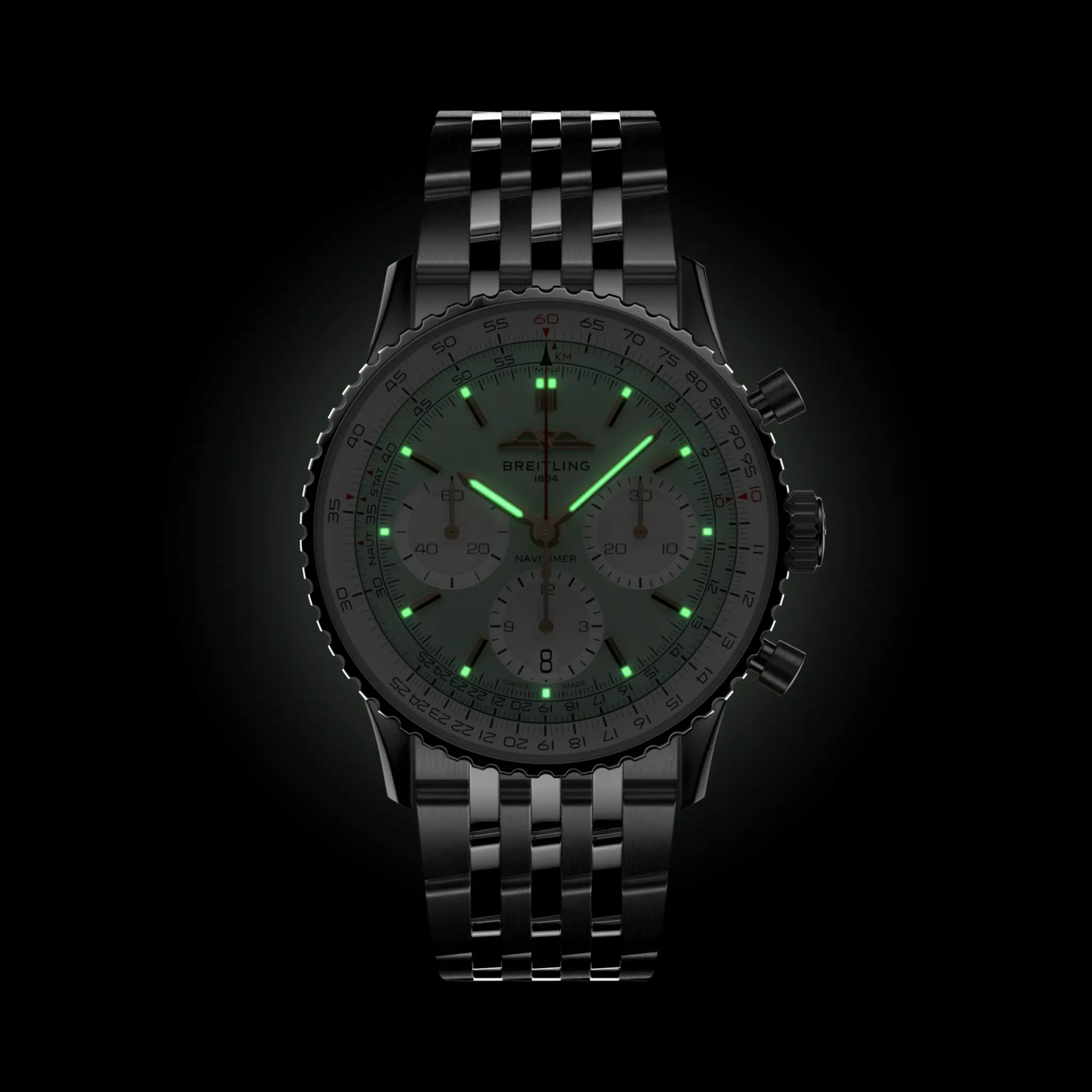 ナビタイマー B01 クロノグラフ 41 - AB0139211L1A1 | Breitling