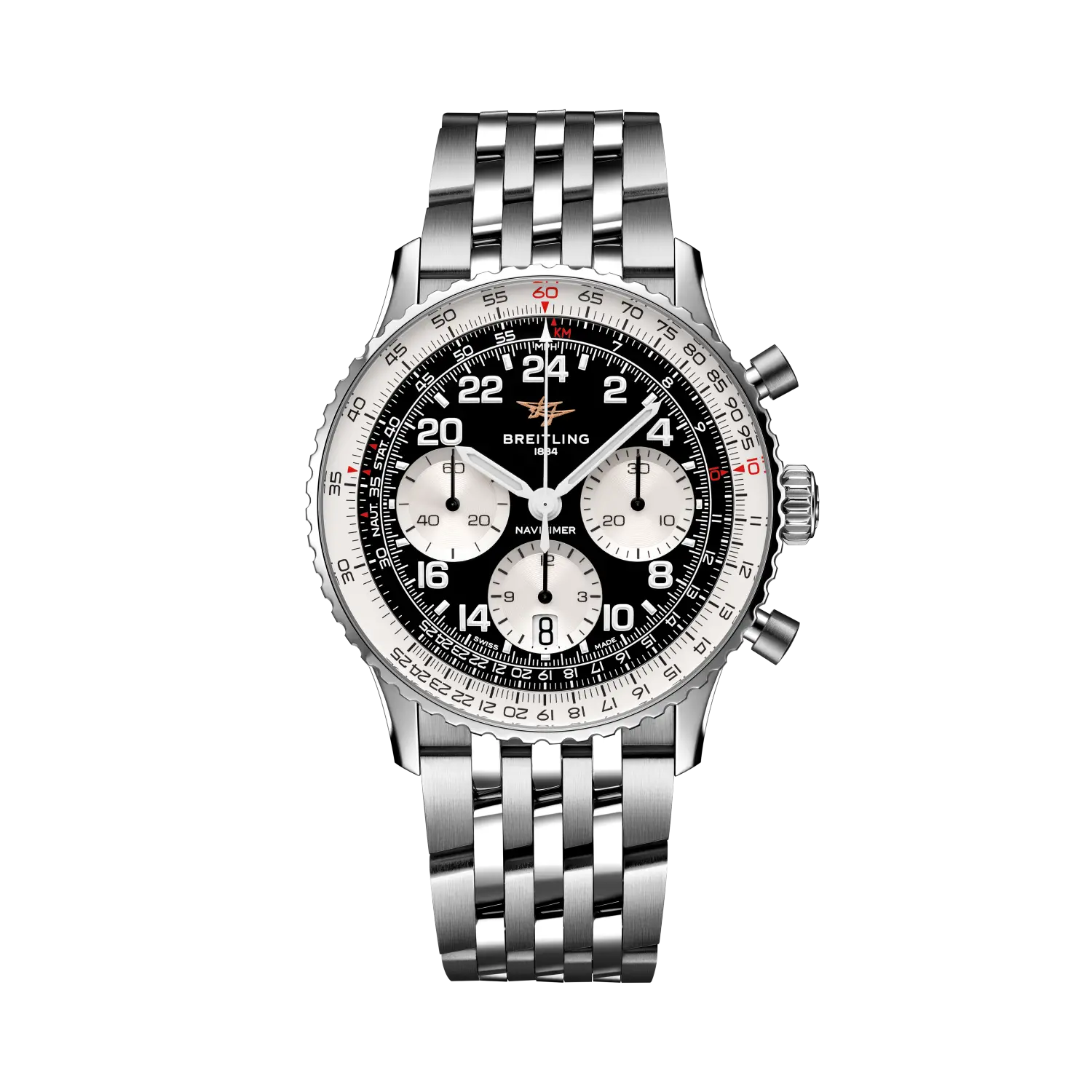 Breitling Navitimer B02 Chronograph 41 Cosmonaute AB0230211B1A1 front view