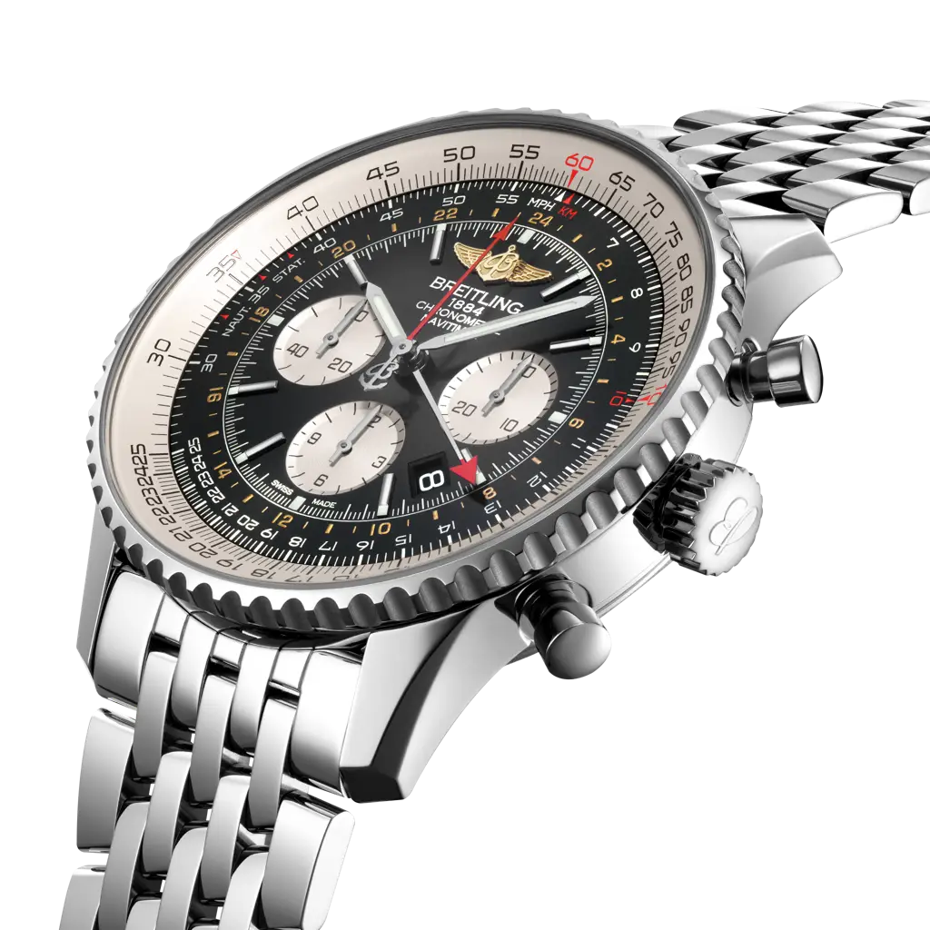 ナビタイマー B04 クロノグラフ Gmt 48 - AB0441211B1A1 | Breitling