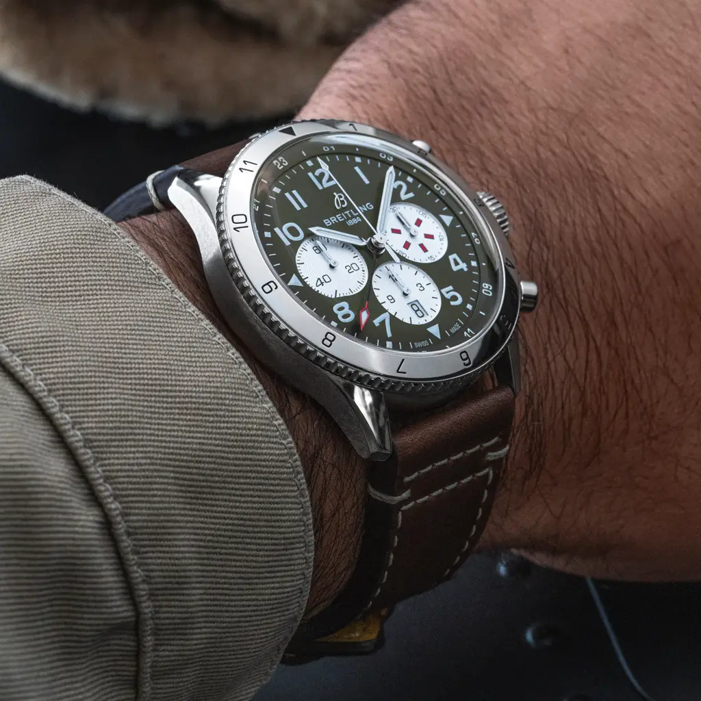Super Avi B04 Chronograph Gmt 46 Curtiss Warhawk - AB04452A1L1X1