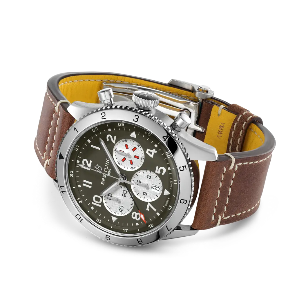 Super Avi B04 Chronograph Gmt 46 Curtiss Warhawk - AB04452A1L1X1