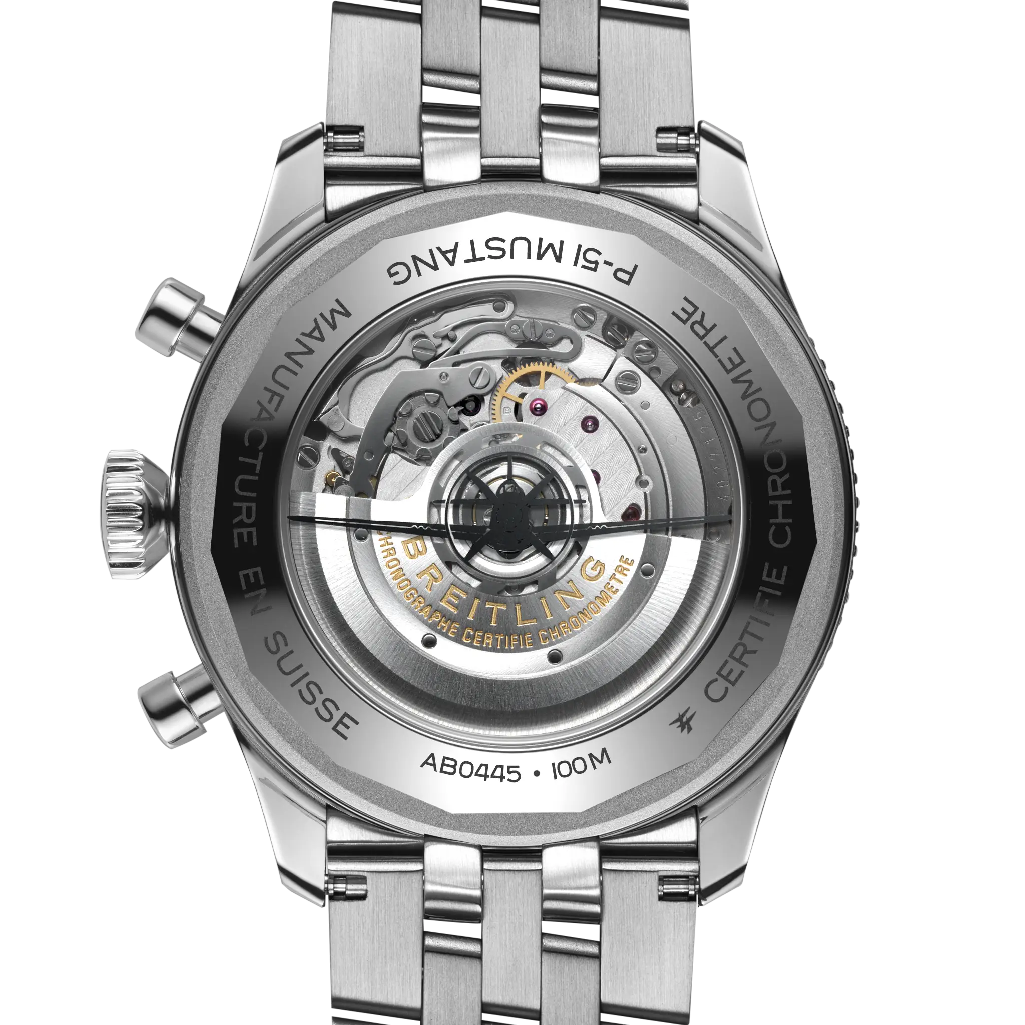 Super Avi B04 Chronograph Gmt 46 P 51 Mustang - AB04453A1B1A1