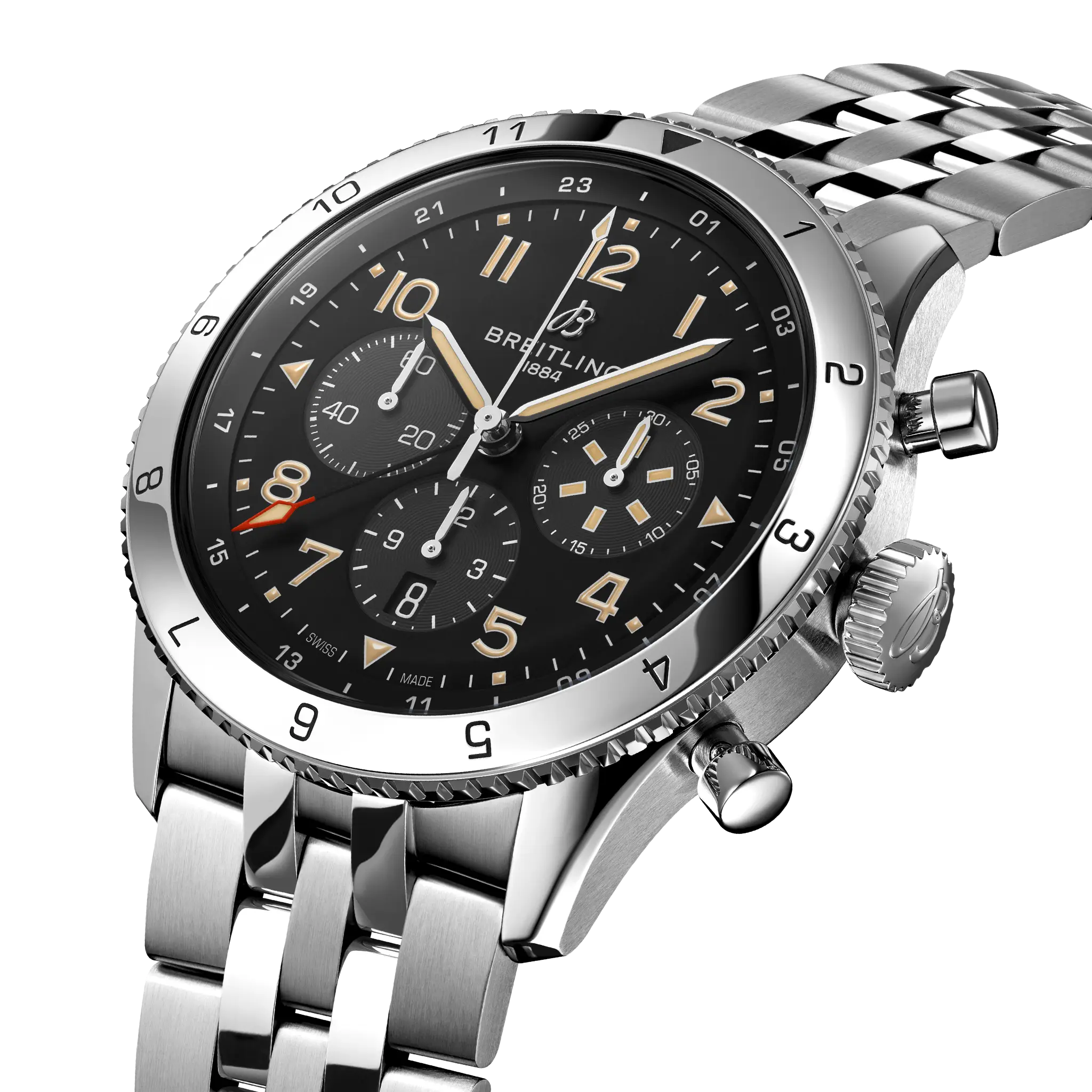 Super Avi B04 Chronograph Gmt 46 P 51 Mustang - AB04453A1B1A1