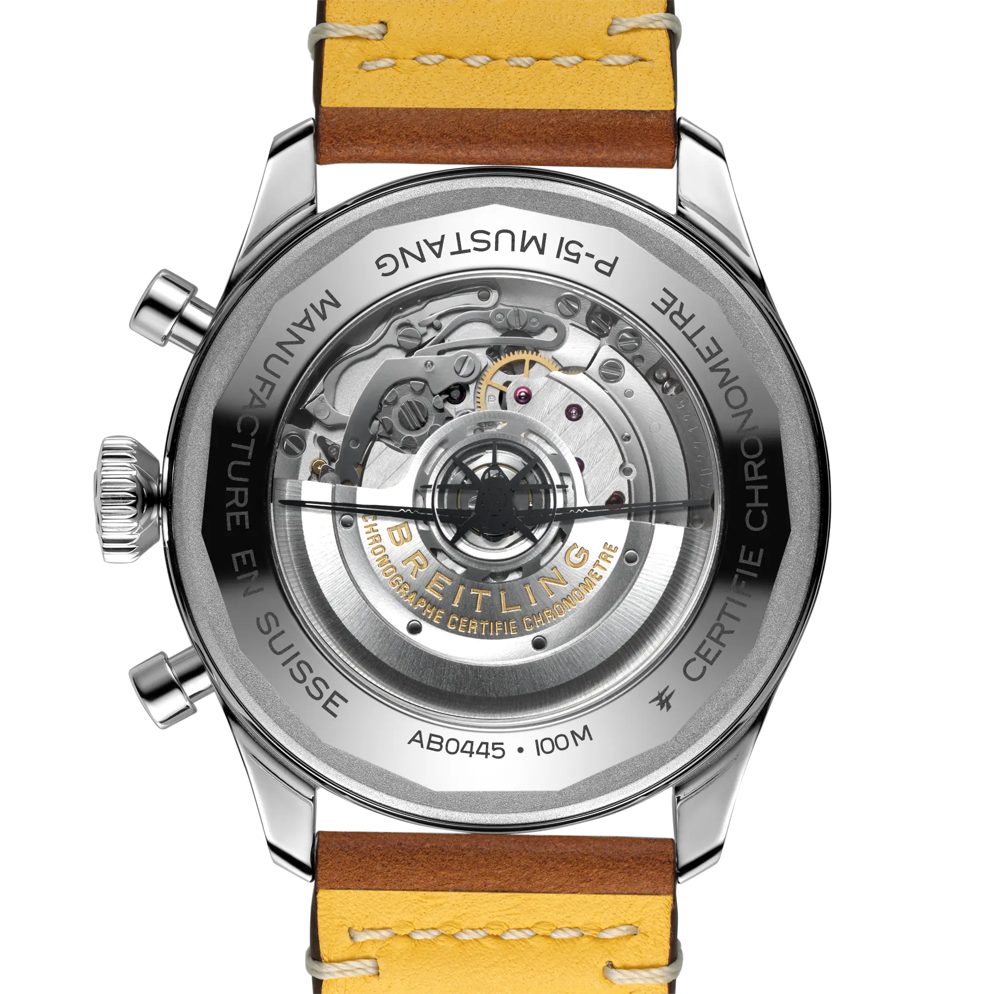 ★いわお★Alpha industries × BREITLING Super Avi B04 Chronograph Gmt 46 P 51 Mustang - AB04453A1B1X1