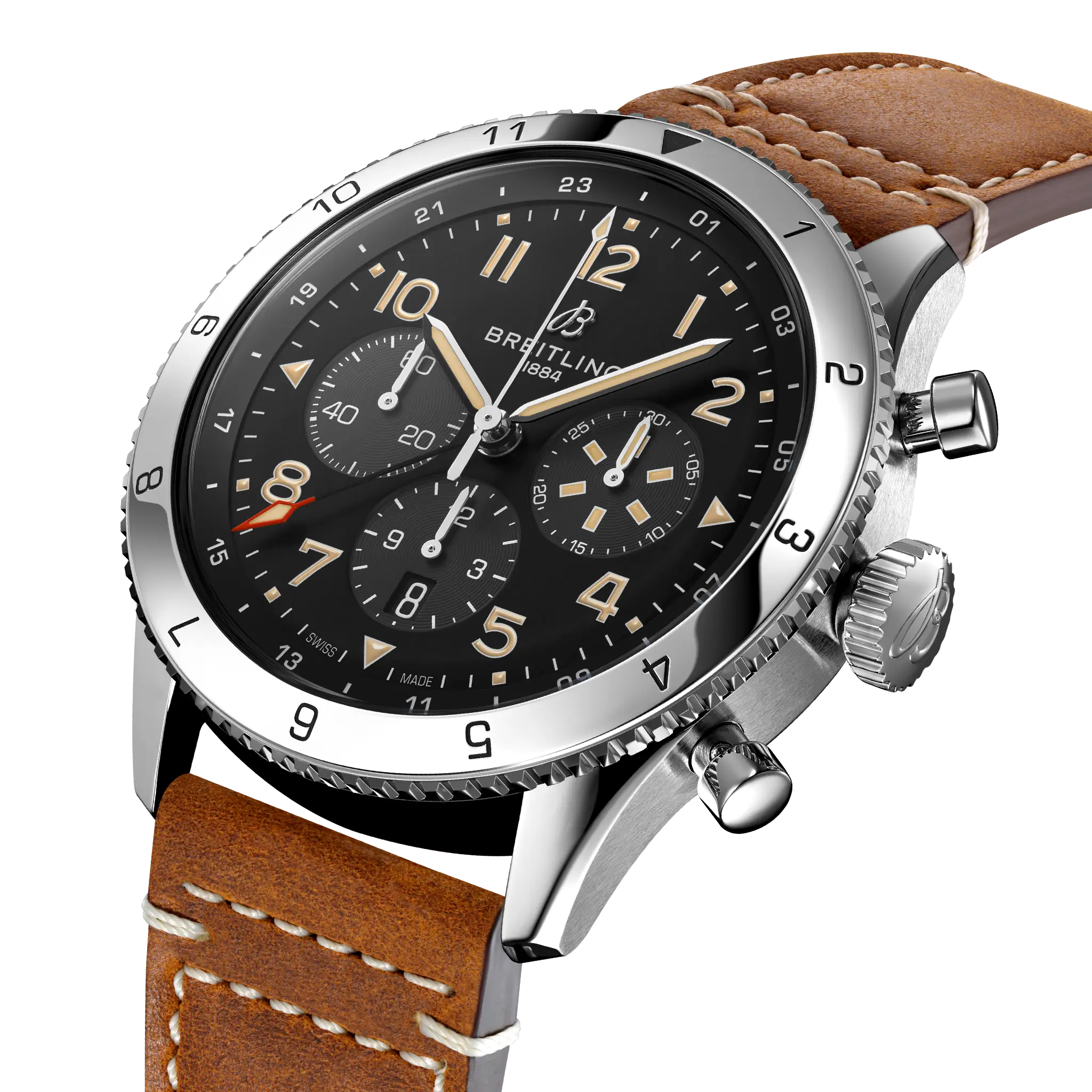 Super Avi B04 Chronograph Gmt 46 P 51 Mustang - AB04453A1B1X1