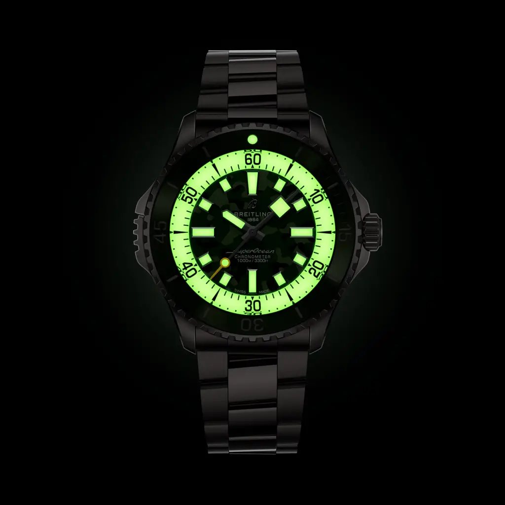 NEWウルトラスーパージェル　ウィ　アピシア Superocean Automatic 46 Super Diver - E10379D31L1E1 | Breitling