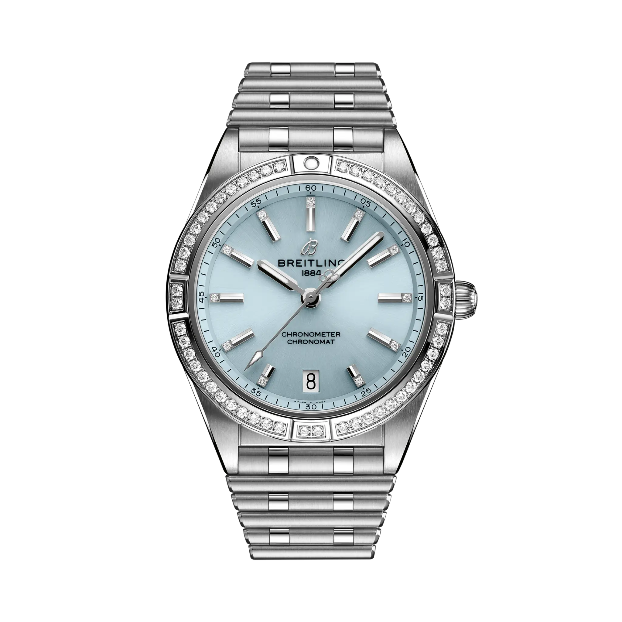 Breitling white gold sale