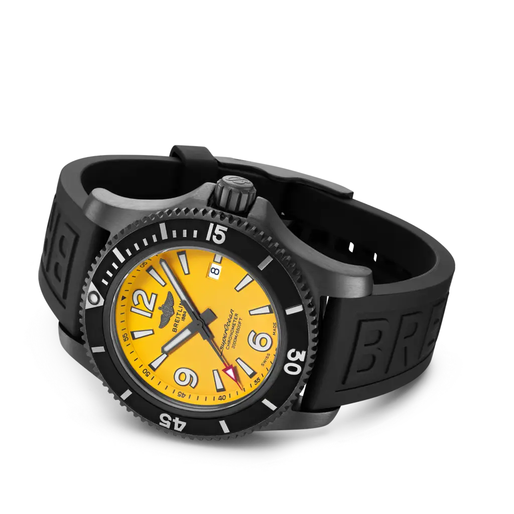 Breitling Superocean 46 Orologio Uomo Automatico – Quadrante Nero, Cassa Acciaio 46mm, Subacqueo 2000m, M17368B71B1S1