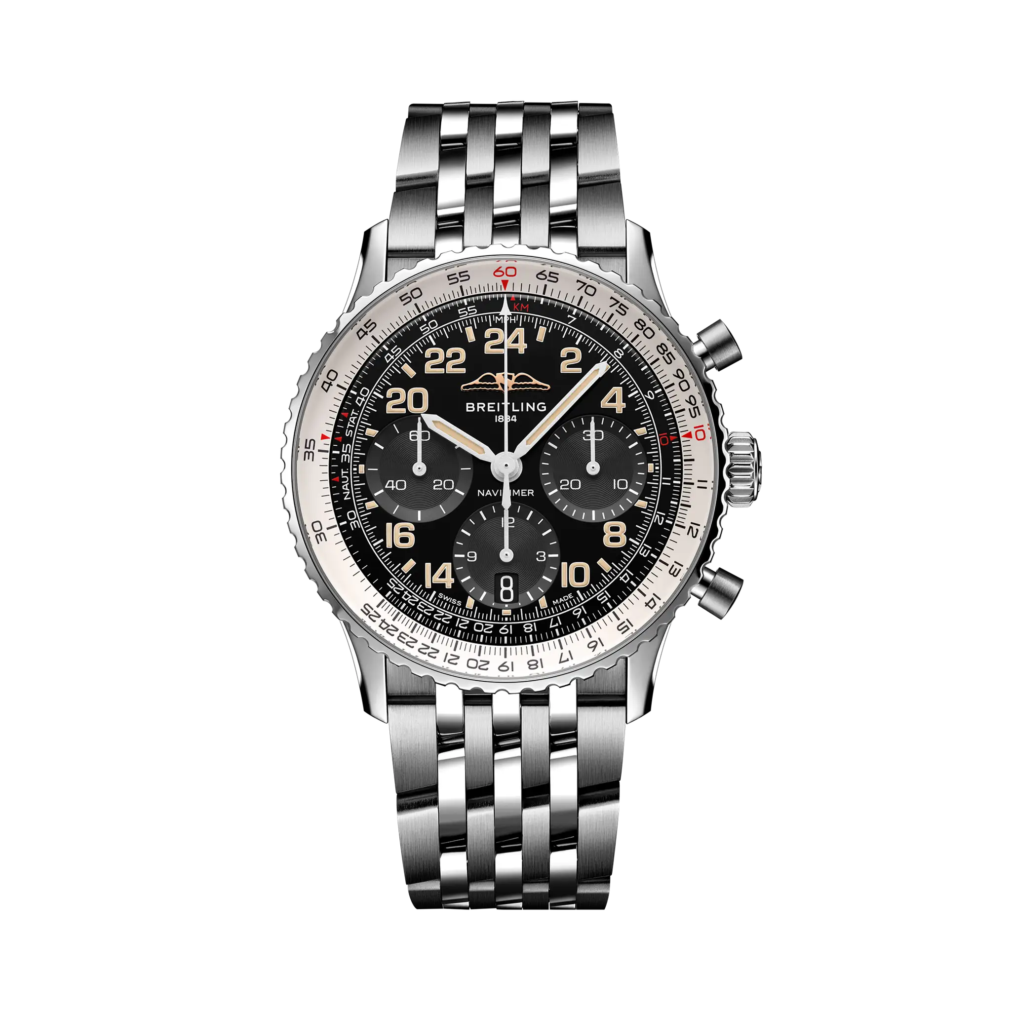 Navitimer B02 Chronograph 41 Cosmonaute - PB02301A1B1A1 | Breitling